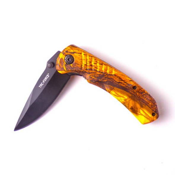 Hi-Viz Orange Camouflage Tactical Outdoor Rescue Knife