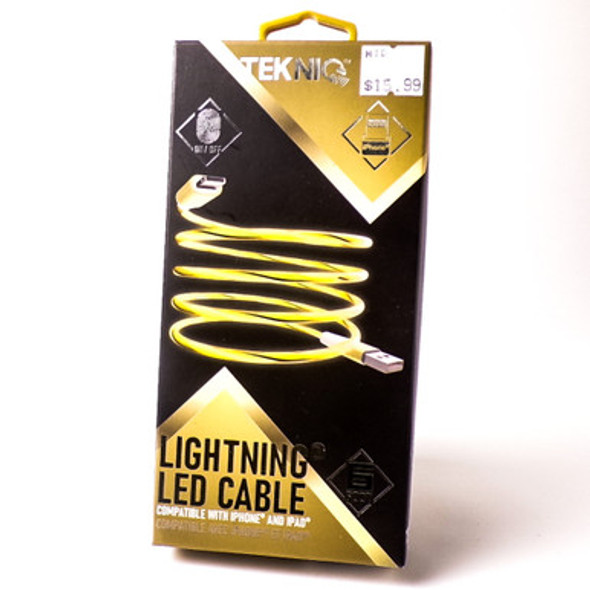 6' LED Light Lightning PD Fast Charging Cable