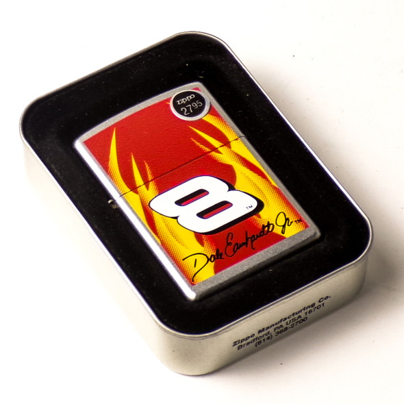 Vintage Zippo MotorSports Dale Earnhardt Jr. Flame #8 Lighter