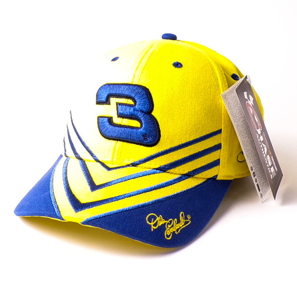 Rare Dual Dale Earnhardt and Dale Earnhardt Jr. #3 Wrangler CA Trackside Baseball Hat