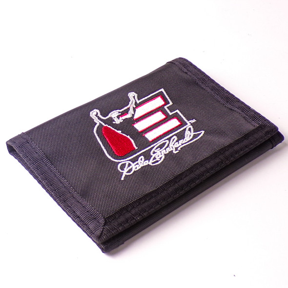 Vintage Black/Red Dale Earnhardt Embroidered Canvas Wallet