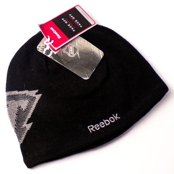 Reversible Black/Grey Reebok Face Off NHL Licensed Minnesota Wild Beanie