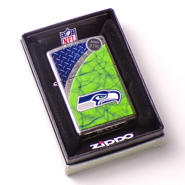 Genuine Seattle Seahawks NFL Zippo Lighter