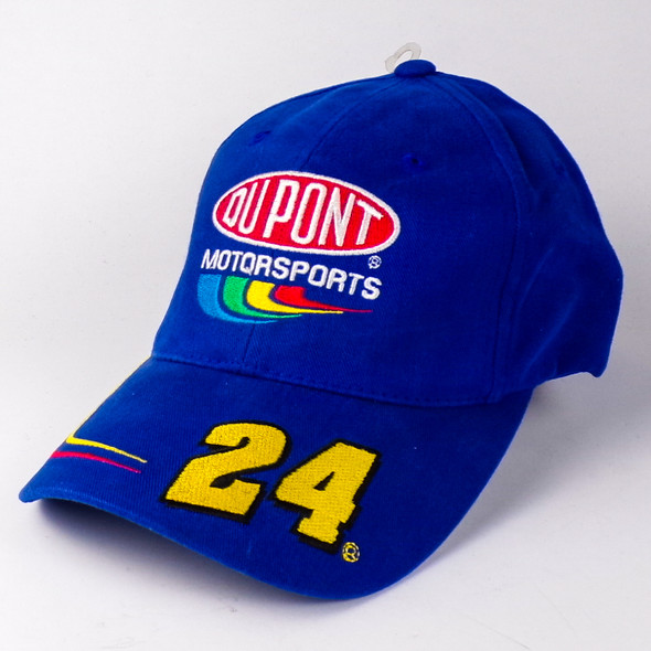 Blue Brushed Cotton DuPont MotorSports Jeff Gordon #24 NASCAR Hat