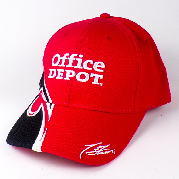 Red/Black Office Depot Tony Stewart #14 Baseball Hat