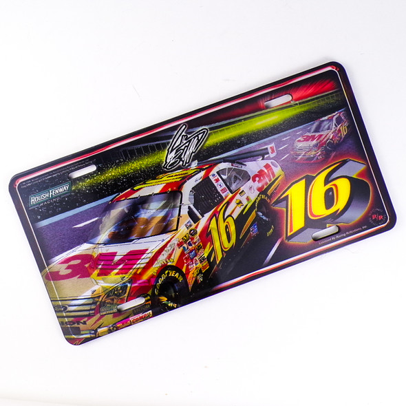 Collectible Holographic 3D Greg Biffle #16 NASCAR License Plate