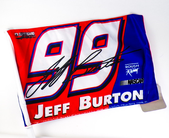 Vintage 2002 Jeff Burton Roush Racing #99 NASCAR Car Flag