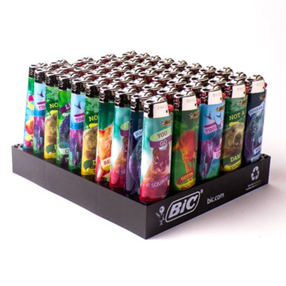 BIC Lighter 50ct Display Tray - Wildlife BIC Lighter 50ct Display Tray - Wildlife