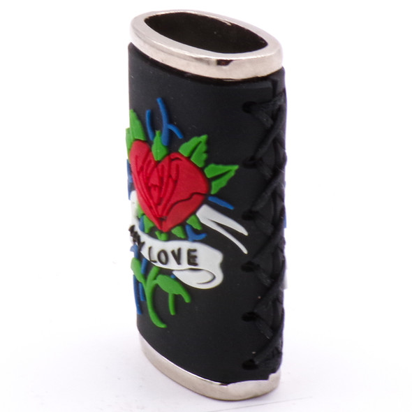 Metal "My Love" Graphic Mini Lighter Holder/Case