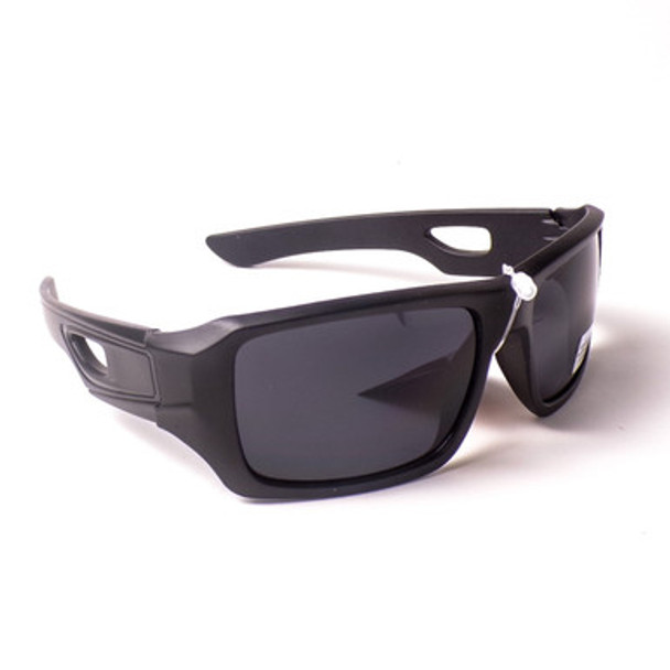 Matte Black Square Designer Sunglasses
