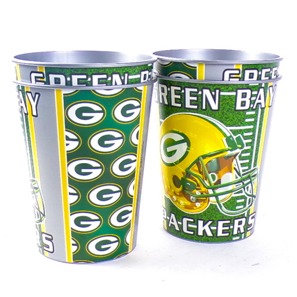 Set of 4 Vintage Green Bay Packers 12 oz. Plastic Cups
