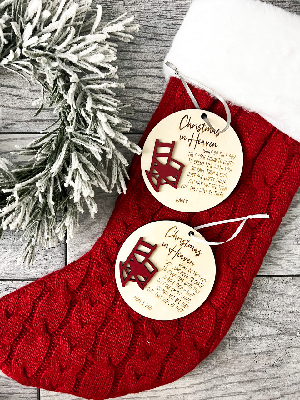 CHRISTMAS IN HEAVEN ORNAMENT