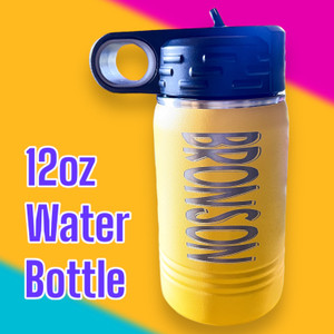 12 oz ENGRAVED WATER BOTTLE
