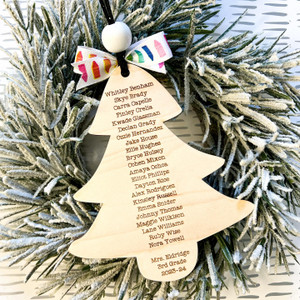 CLASS TREE ORNAMENT