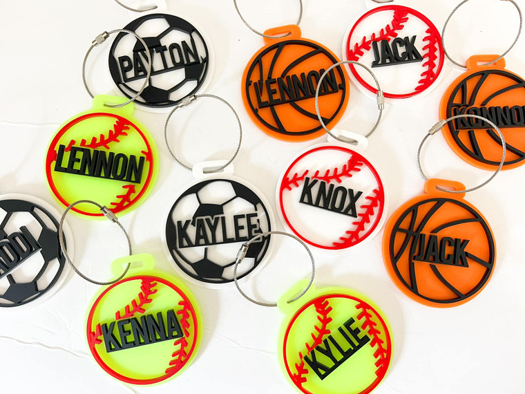 SPORTS BAG TAGS