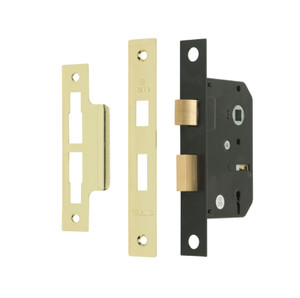3 Lever Sashlock - MLS325 - Brass 3 Lever Sashlock - MLS325 - Brass