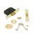 5 Lever Deadlock - Brass - Pack contents