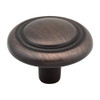 1 1/4" Diameter Knob in Brushed Vienna Cabinet Hardware Collection