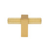 2-3/8" Long Knurled Bar Knob  Larkin Collection