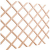 30" H x 24" W Alder Wine Bottle Lattice