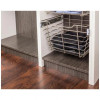 Chrome Closet Pullout Basket with Slides POB1 Pullout Closet Baskets Collection