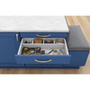 5-Compartment Jewelry Organizer Drawer in Grey Felt Drawer Organizers Collection