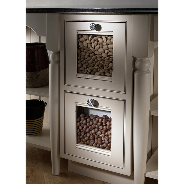 1 3/8" Raised Fleur De Lis Knob  Lafayette Cabinet Hardware Collection