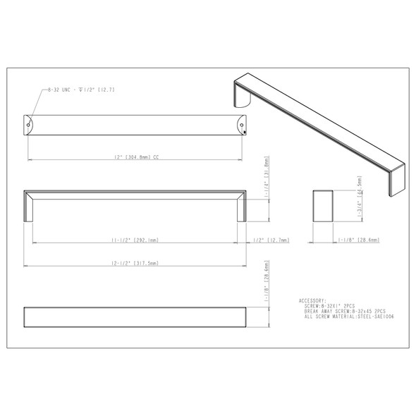 Appliance Pull 827 Walker Collection