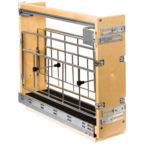 8" "No Wiggle" Soft-close Tray Divider Pullout