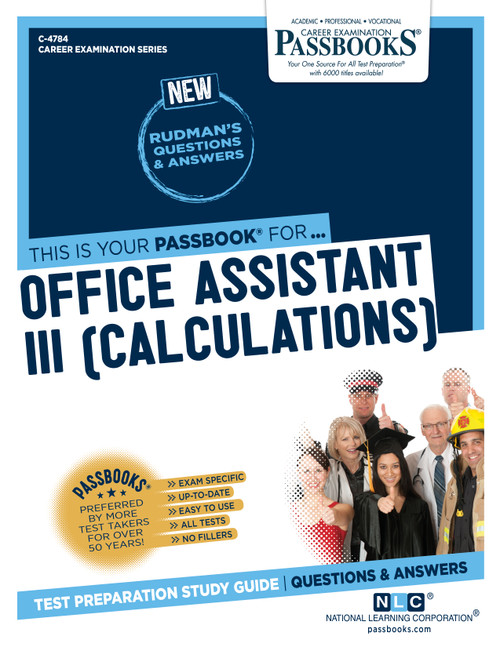 Office Assistant III (Calculations) (C-4784)