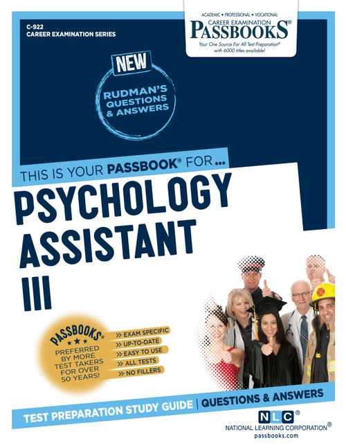 Psychology Assistant III (C-922)