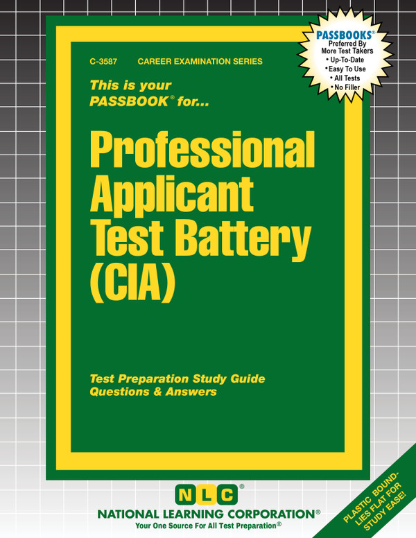 Professional Applicant Test Battery (CIA) (C-3587)
