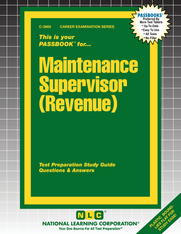 Maintenance Supervisor (Revenue) (C-3665)