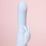 Doe Eyes Rabbit Hands-Free Suction Cup Vibrator SHD-S642-2 9 Modes G/Clit Waterproof
