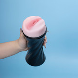 Marcus Manual Squeeze Masturbator Cup SHD-S290 Male Masturbator Spiral Texture + Squeeze Control Tightness Waterproof TPE Sex Toy