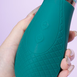 Honey Pstii Realistic Tongue Licking Suction Vibrator SHD-S337 G/Clit 9 Modes Heat Waterproof