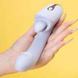 Viola Thrusting Tongue Licking Vibrator SHD-S546 G-Spot Clit 5 Thrust + 5 Vib + Heat Waterproof