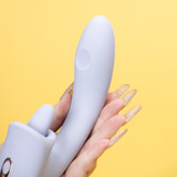Viola Thrusting Tongue Licking Vibrator SHD-S546 G-Spot Clit 5 Thrust + 5 Vib + Heat Waterproof