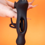 Venom-2 3-in-1 Prostate Massager Remote Thrusting Licking Vibration P/G-Spot Waterproof