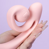 CurvVibe 2-in-1 Rabbit Vibrator SHD-S660 Memory Fit G-Spot Clit Stimulation Waterproof