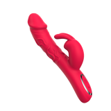 Rabbit Vibrator for Women Realistic Dildo G-Spot & Clitoral Dual Stimulation Waterproof Rechargeable Adult Sex Toy
