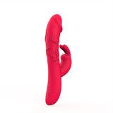 Rabbit Vibrator for Women Realistic Dildo G-Spot & Clitoral Dual Stimulation Waterproof Rechargeable Adult Sex Toy