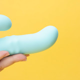 Rotating Swing Rabbit Vibrator G-Spot Clitoral Dual Stimulator Waterproof USB Rechargeable
