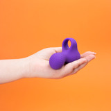 Dolphin Finger Vibrator Clitoral Multi-Point Stimulator IPX6 Waterproof USB Rechargeable