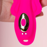 APP Controlled Wearable Butterfly Vibrator 9 Modes Dual Motor IPX7 Waterproof Magnetic Charge