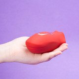 2 in 1 Tongue Vibrator French Kisser 10 Modes IPX7 Waterproof Magnetic Charge Clit Licking Toy