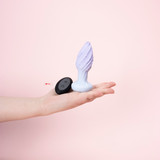 360° Rotating Anal Plug Remote Control 10 Rotation + 10 Vib Modes 7-Color LED Waterproof USB Charge