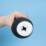 Manual Sucking Vibrating Masturbator Cup 7 Suction + 7 Vib Modes IPX7 Waterproof USB Charge