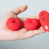 Lip Nipple Vibrator Remote Sucking Vibration 7 Modes IPX7 Waterproof USB Charge