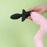 Fox Tail Rotating Vibrating Butt Plug 3 Rotation + 12 Vib Remote Waterproof